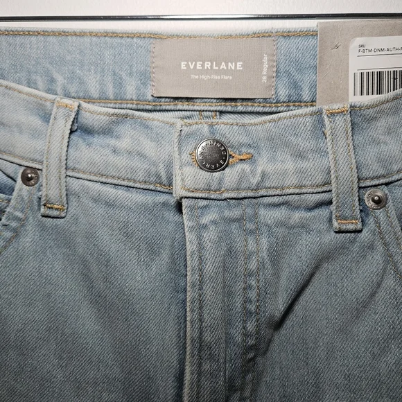 NWT Everlane The High-Rise Flare Jeans - Picture 3 of 7